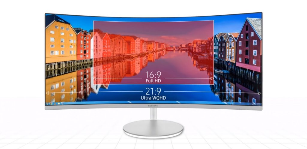 Monitor melengkung Samsung CF791 memiliki resolusi quad HD yang menyediakan gambar yang lebih tajam untuk pengeditan atau hiburan, plus peningkatan skala