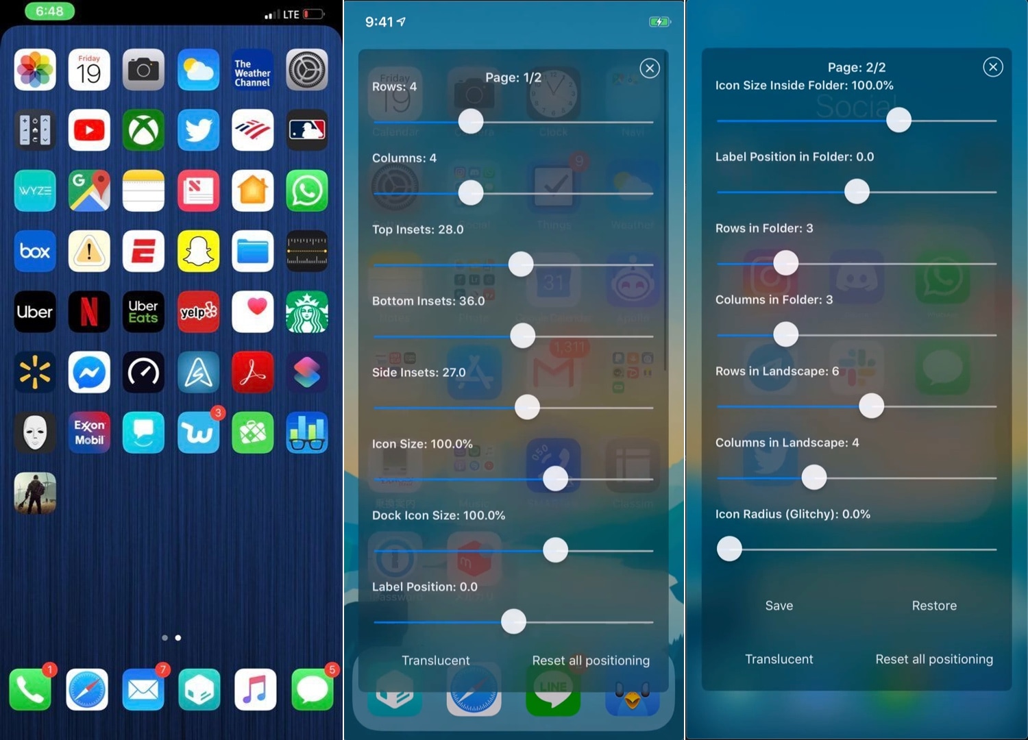 Iconator2 позволяет контролировать дизайн главного экрана вашего iPhone 2