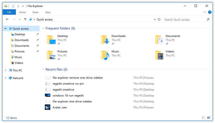 удалить файловый менеджер OneDrive windows 10