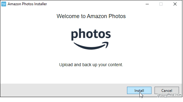 Pasang Amazon Aplikasi desktop foto