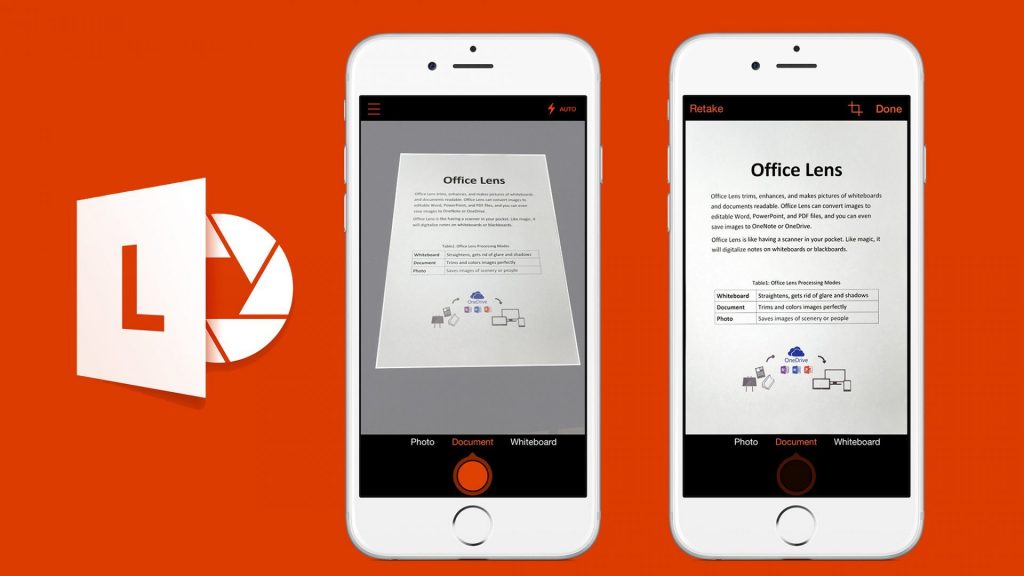 Dengan antarmuka yang bersih, Microsoft Office Lens adalah aplikasi pemindaian hebat untuk iOS