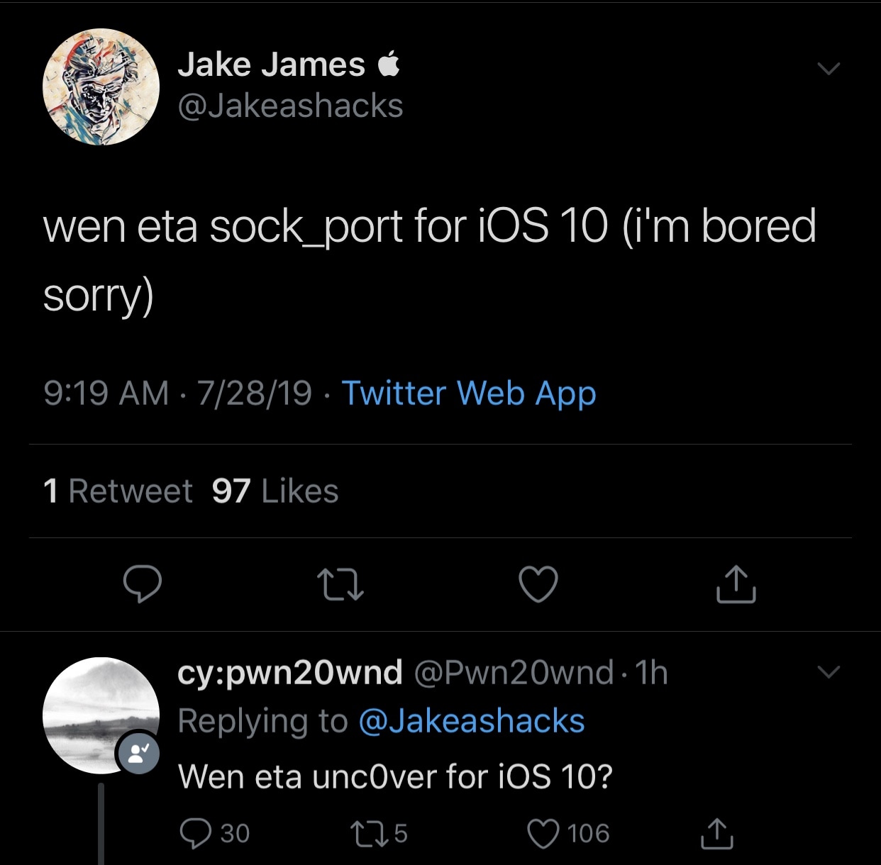 Jake James actualizó las hazañas de Sock Port y Sock Port 2 con soporte para iOS 10 de 64 bits 4