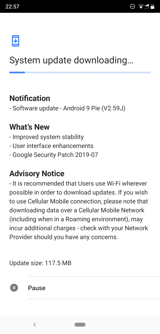 Nokia 8.1 menerima pembaruan Android Pie Build V2.59J dengan patch keamanan Juli 3
