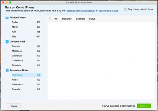 Pulihkan data yang hilang di iPhone dan iPad dengan MobiSaver Free 4