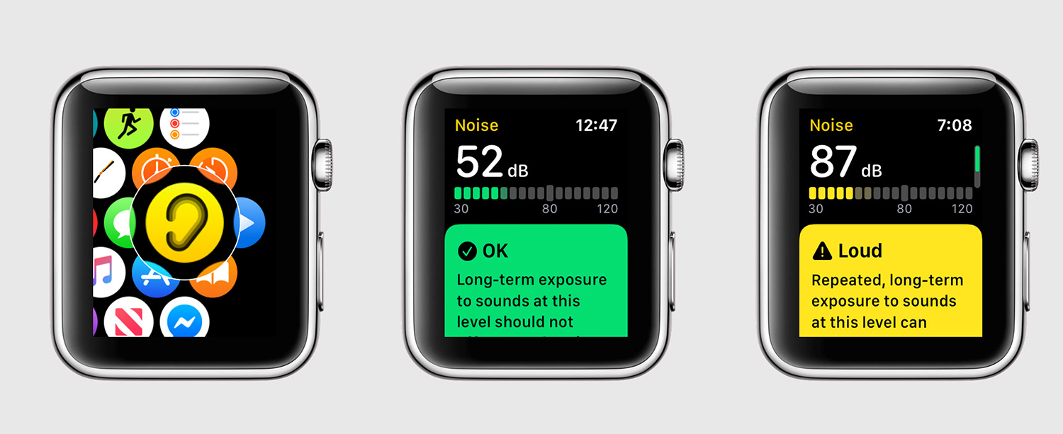 Periksa tingkat kebisingan secara real time dengan Apple Watch