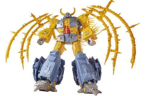 Bantu Unicron menjadi mainan Transformer terbesar yang pernah ada