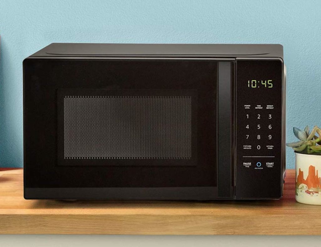 AmazonBasics Alexa Kontrol Suara dengan Microwave