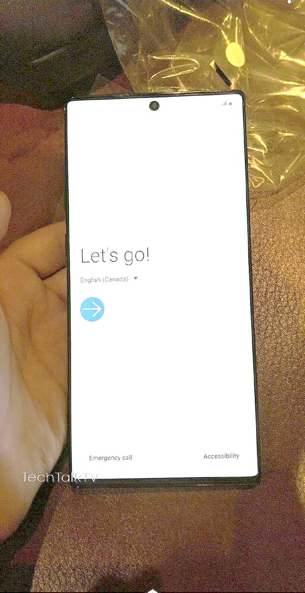 Dugaan gambar Galaxy Note10 + bocor, tidak menunjukkan bezel sama sekali