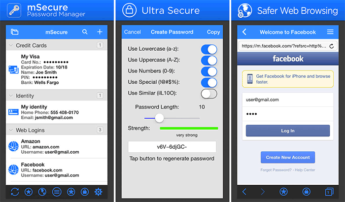 mSecure Security Screenshot Aplikasi iPhone dan iPad