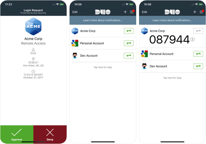 Screenshot Aplikasi Keamanan iPhone dan iPad Duo