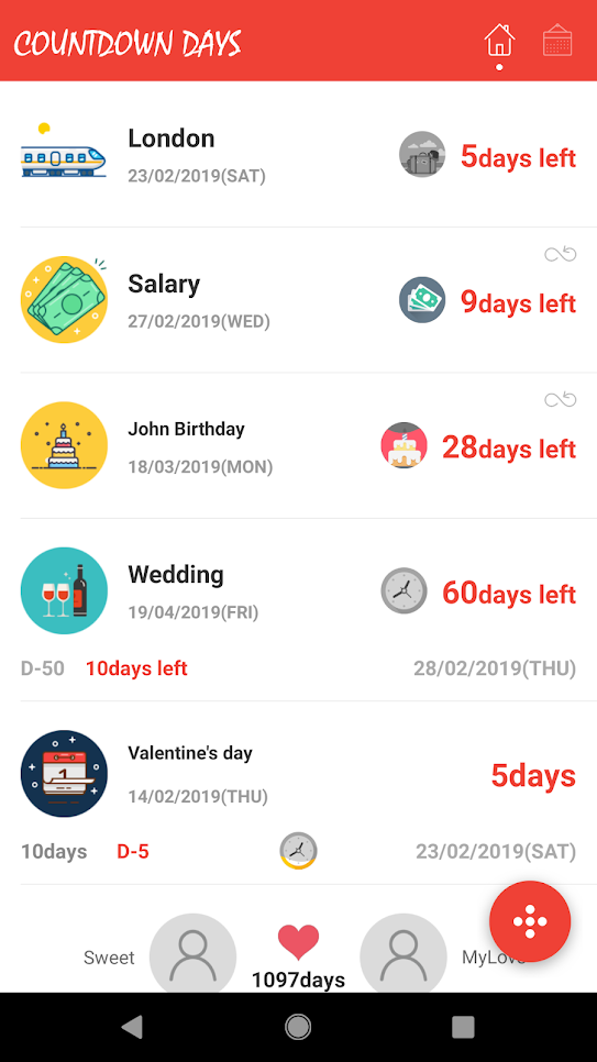 21 der besten Countdown-Apps für Android und iOS 11