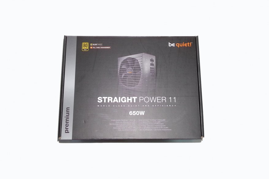 Catu daya Diam! Straight Power 11 650W: "emas" ultra-tenang modern 3