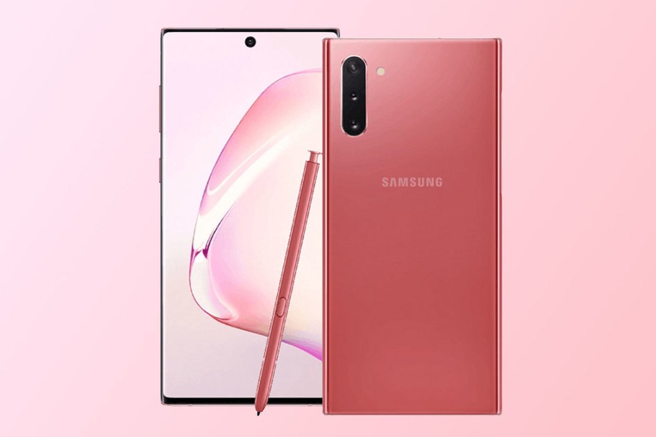 Samsung Galaxy Note 10 bocor dalam warna pink dan itu indah