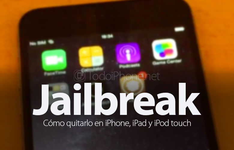 Cómo eliminar o eliminar Jailbreak de iPhone, iPad o iPod Touch 2