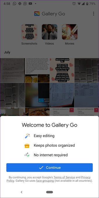 Google Photos Vs Gallery Go Fi