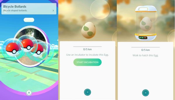 Стол яиц Pokemon Go: инкубационные яйца 2 км, 5 км, 7 км и 10 км с добавлением 5 3 генов