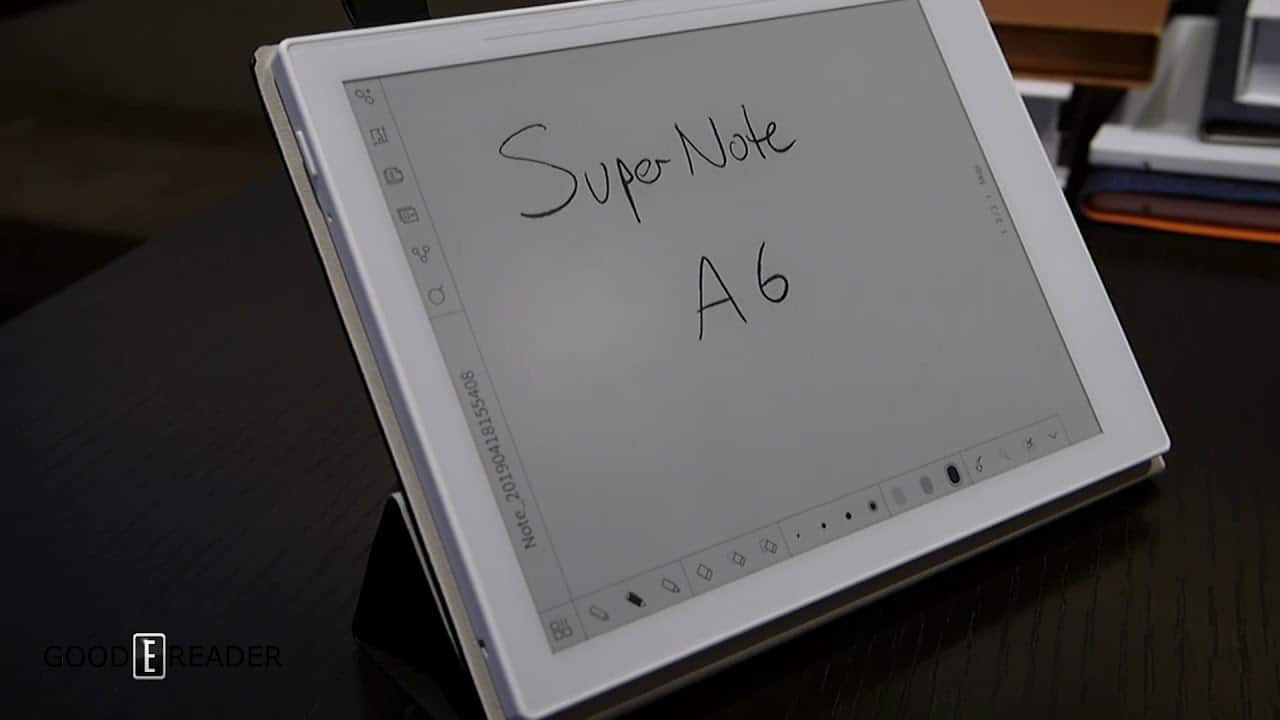 SuperNote A6 adalah pembuat nota digital 7,8 inci - Video Unboxing