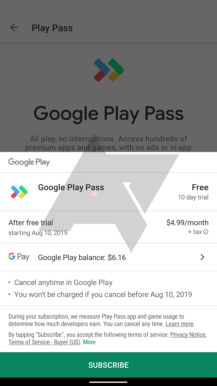 Độc quyền: Google hiện đang thử nghiệm dịch vụ đăng ký ứng dụng và trò chơi 'Play Pass' 6