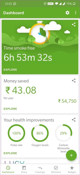 Aplikasi Berhenti Merokok 28