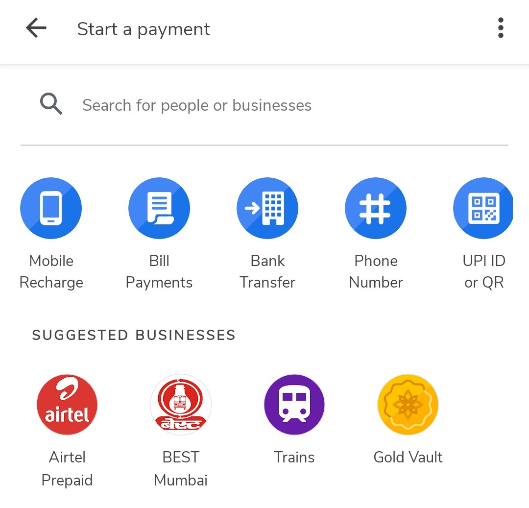 Cách chuyển khoản ngân hàng trong Google Pay