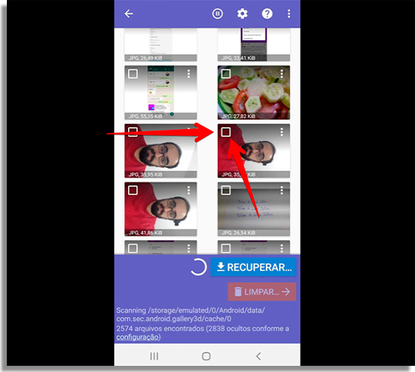 bagaimana memulihkan foto yang dihapus Android pilih