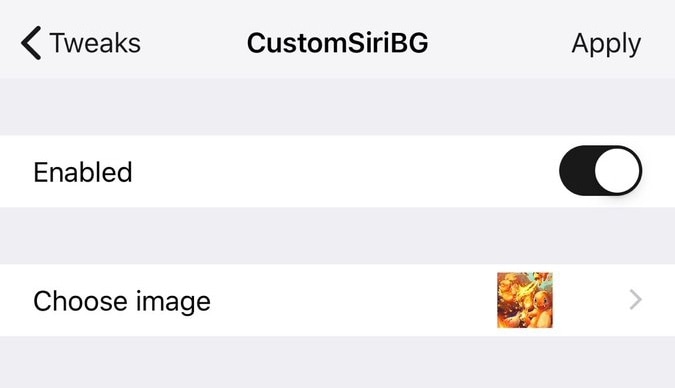 CustomSiriBG cho phép bạn thay đổi nền của giao diện Siri 3