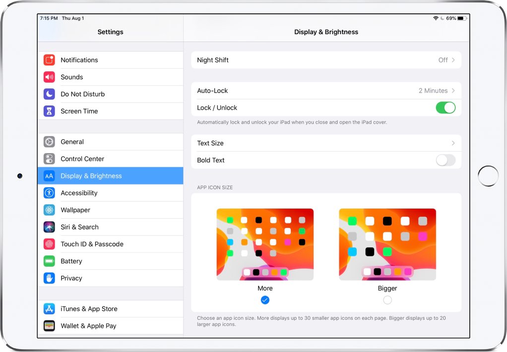 Cara membuat ikon aplikasi di iPad lebih kecil sehingga Anda dapat memuat lebih banyak aplikasi di layar Utama 3