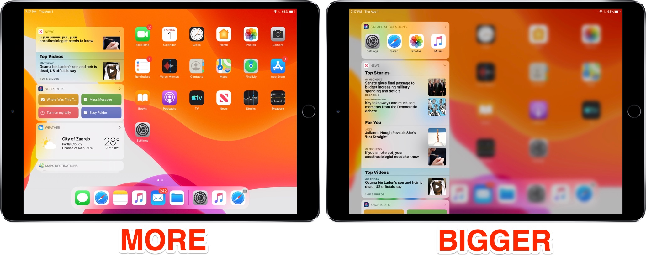 Cara membuat ikon aplikasi di iPad lebih kecil sehingga Anda dapat memuat lebih banyak aplikasi di layar Utama 6