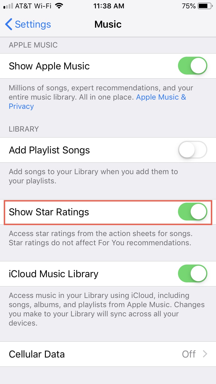 Aktifkan iPhone Rating Bintang