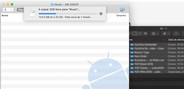 Transfer File Android: Mentransfer musik dari Mac ke Android