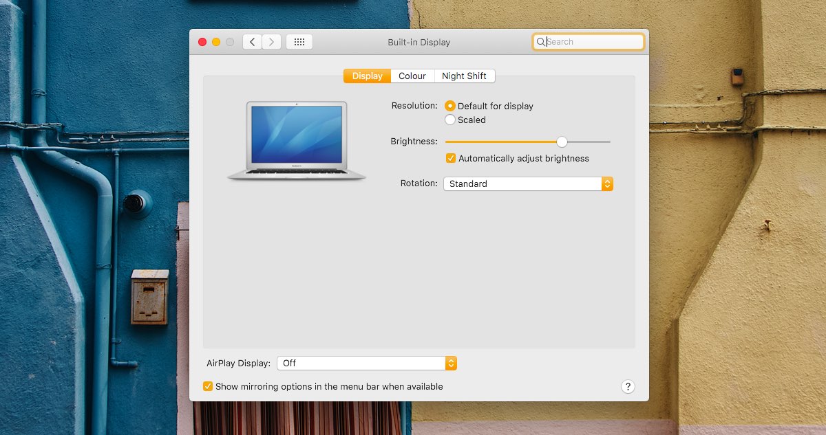 Cách xoay màn hình trong macOS 2