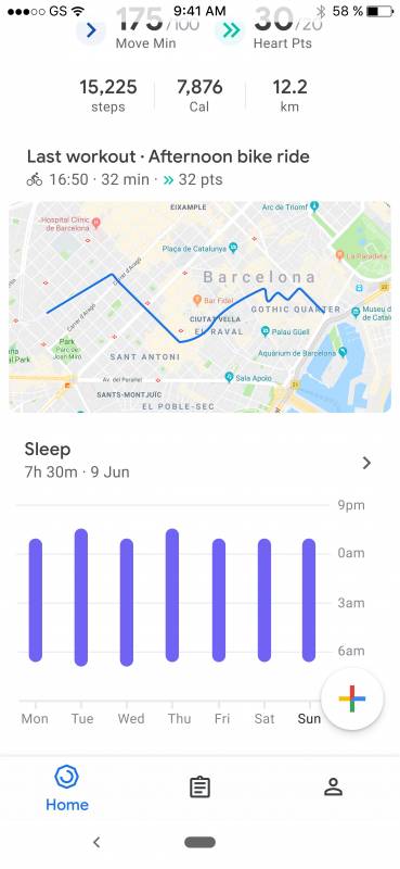 Mode gelap Google Fit, grafik tidur dan peta latihan iOS ditambahkan 1