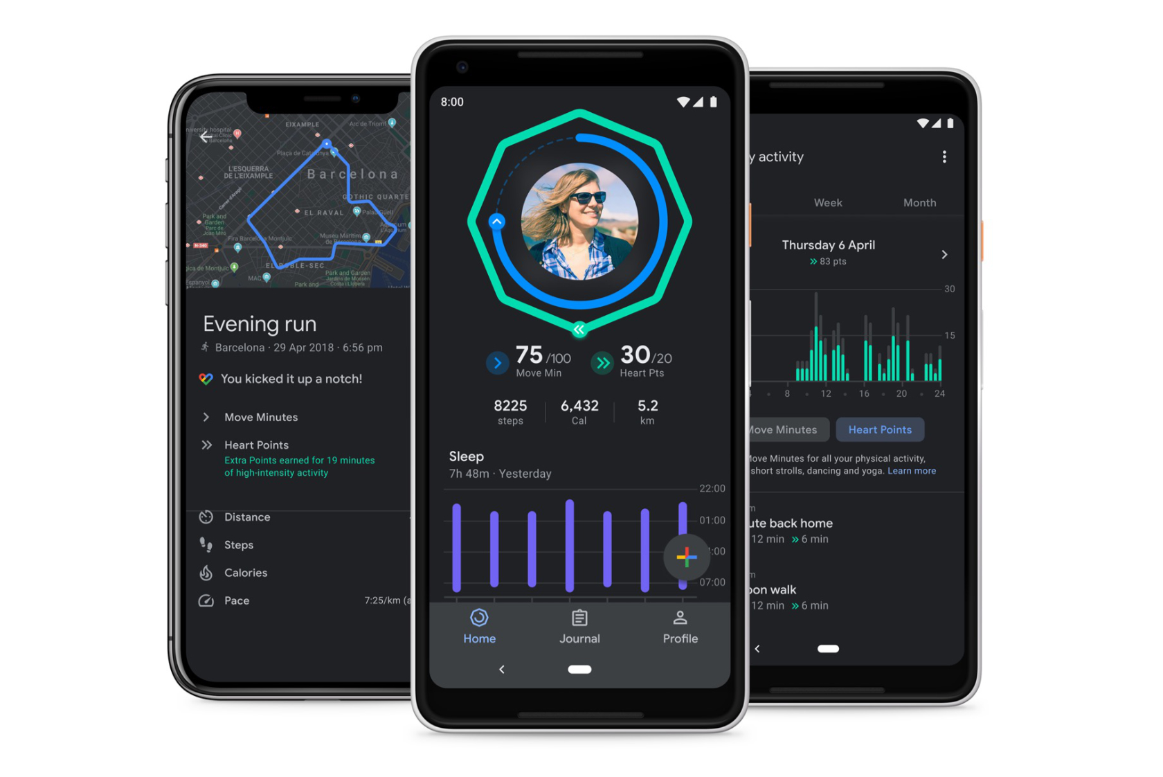 Mode gelap Google Fit, grafik tidur dan peta latihan iOS ditambahkan