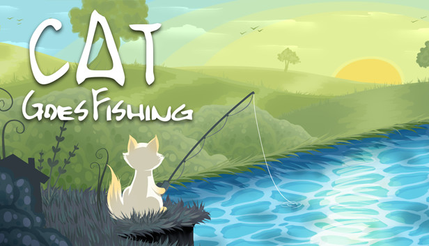 Kucing pergi memancing