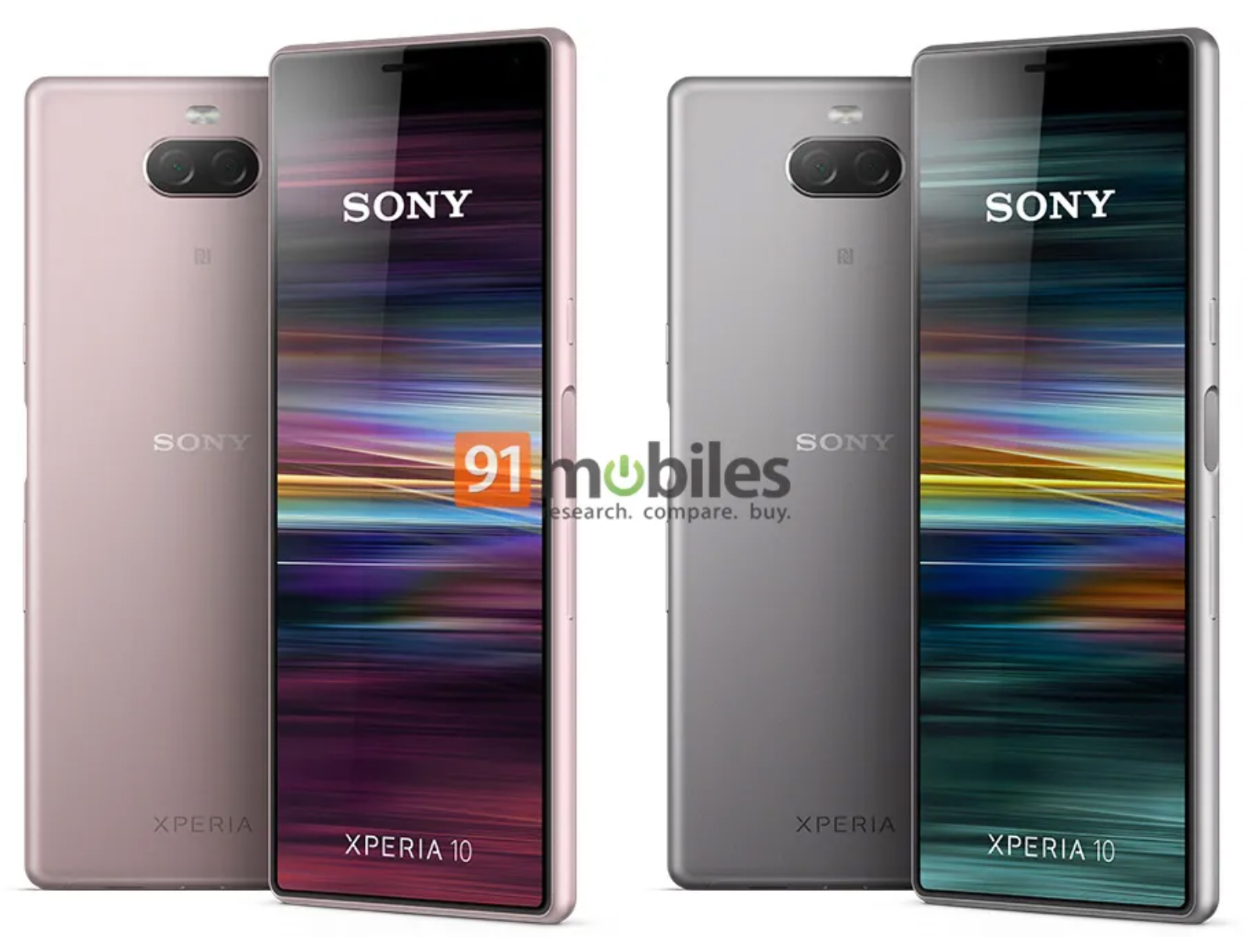 Sony Xperia 1, 10, 10 Plus dan L3 sepenuhnya difilter dan akan tiba di # MWC19 4