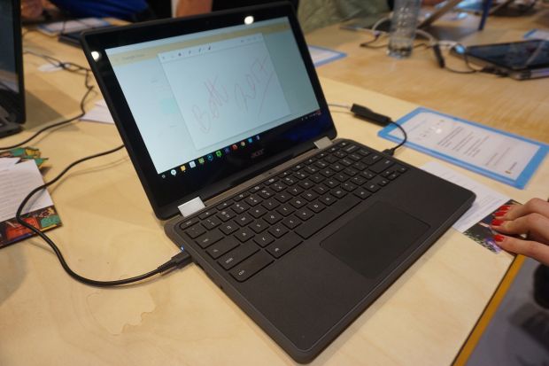 Chromebook dapat dikonversi dengan stylus berbiaya rendah 2