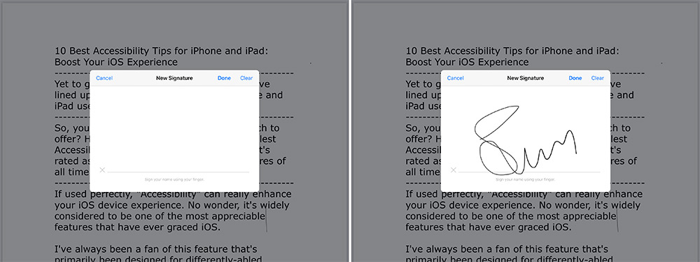 Masuk file PDF dengan markup di iPadOS 13