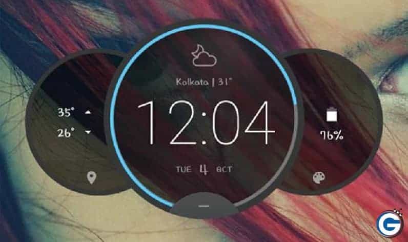 Aktifkan Widget Jam Moto Z Circle Di Android Anda Tanpa Root (Widget Cuaca v4)
