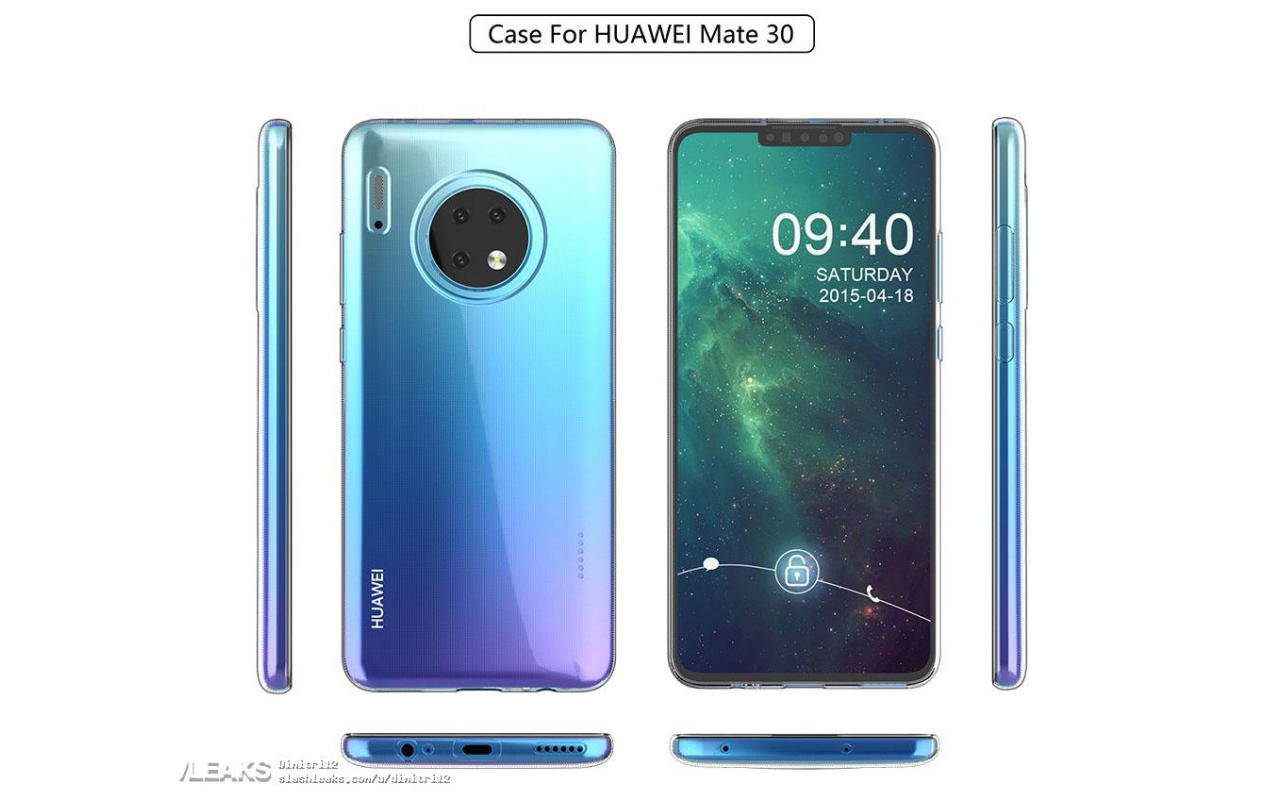 Kasing Huawei Mate 30 dan Mate 30 Pro mengungkapkan perubahan desain yang aneh
