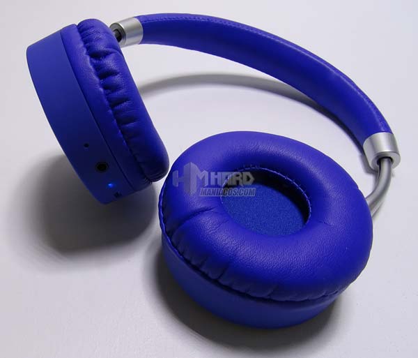 Headphone LED Biru Bluetooh CoolBox