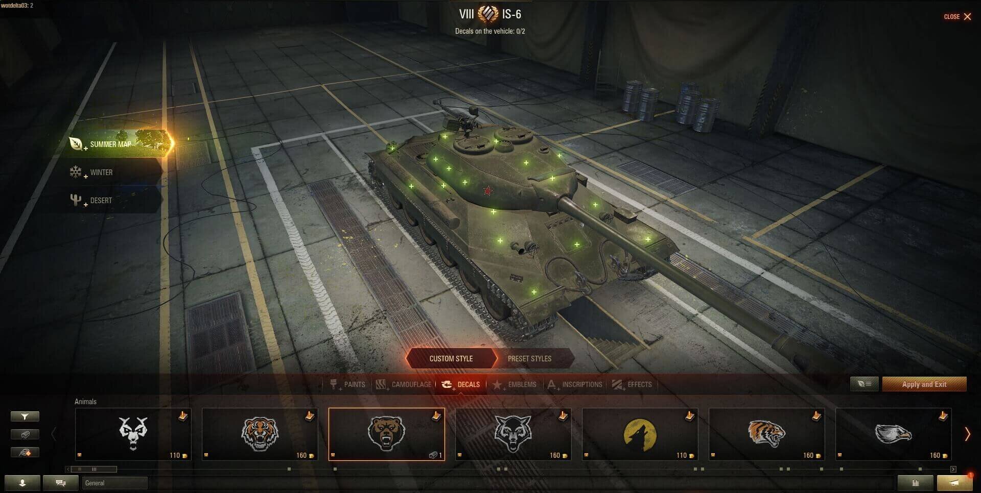 World of Tanks 1.6: Lebih banyak opsi penyesuaian visual