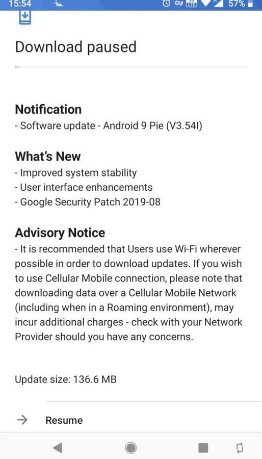 Nokia 6.1 menerima pembaruan keamanan Agustus dengan Pie Build baru 3