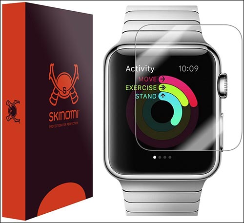 Skinomi TechSkin 6 Pack Apple Watch Pelindung layar