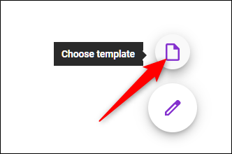 Klik ikon halaman ungu.