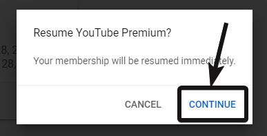 Lanjutkan premium Youtube