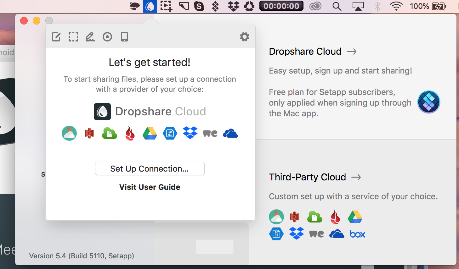 Unggah tangkapan layar ke penyimpanan cloud dengan aplikasi Dropshare
