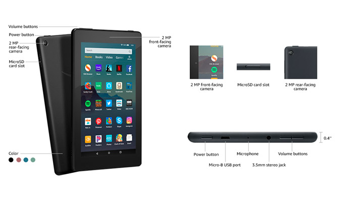 Fire 7 dan Fire 7 edisi anak-anak Amazon adalah tablet pertama dengan akses ke Alexa 2