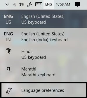 Cara mengubah bahasa keyboard di Windows 10 4
