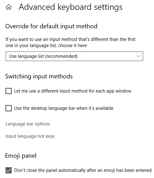 Hur man ändrar tangentbordsspråk i Windows 10 9