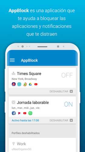 Blok aplikasi Android 